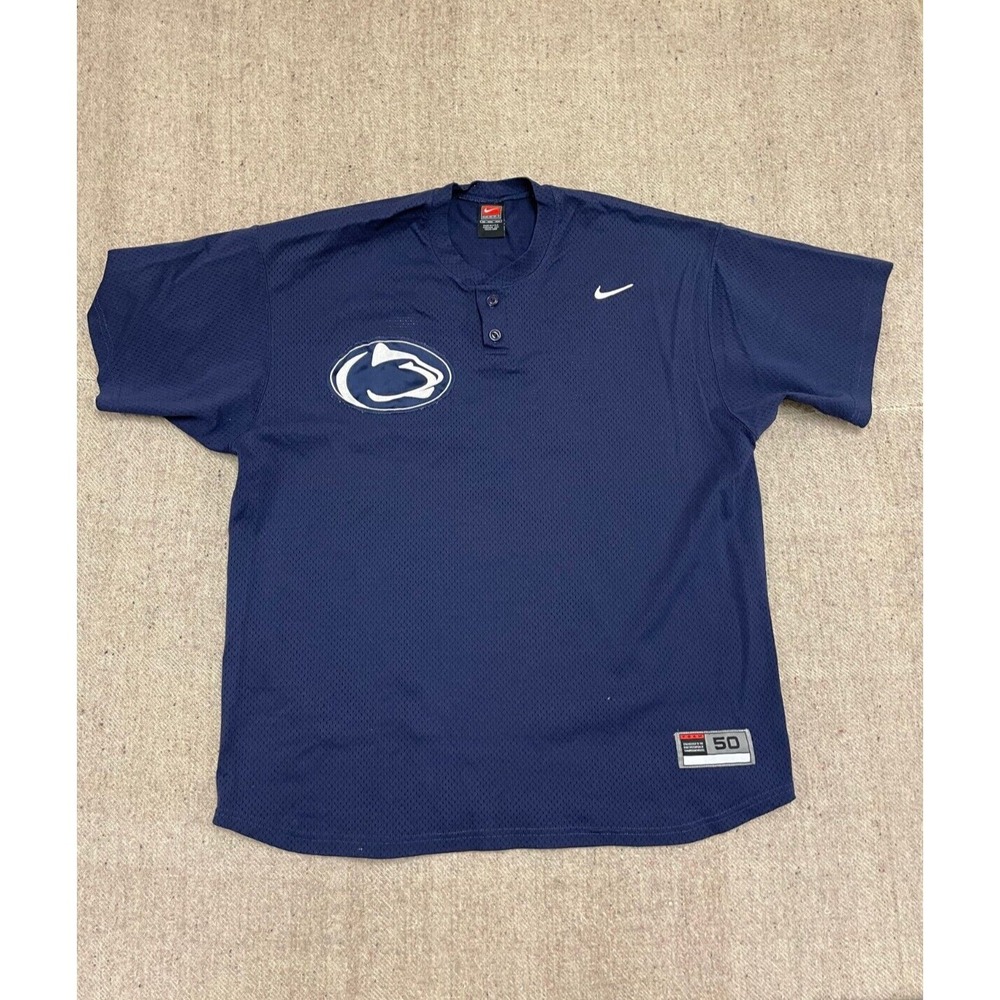 Vintage Penn State Lions Jersey Mens XL Blue 1990s Nike
